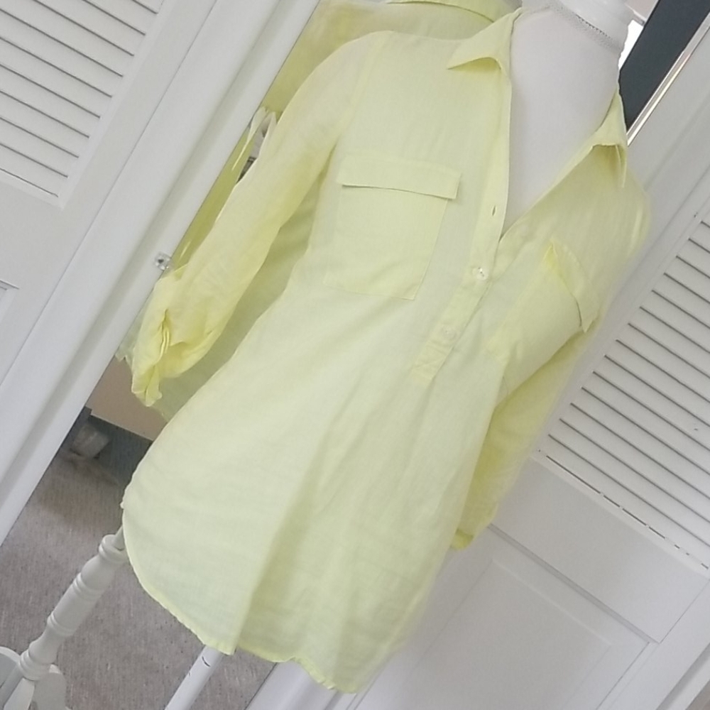 Old navy linen top size xs
